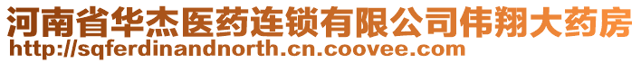 河南省華杰醫(yī)藥連鎖有限公司偉翔大藥房