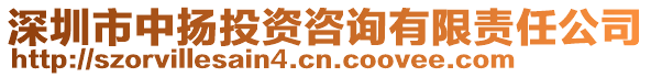 深圳市中揚投資咨詢有限責任公司