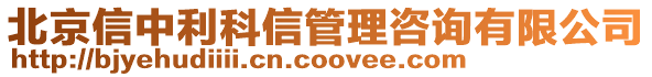 北京信中利科信管理咨詢有限公司