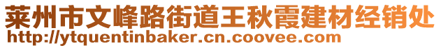 萊州市文峰路街道王秋霞建材經(jīng)銷處