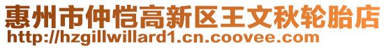 惠州市仲愷高新區(qū)王文秋輪胎店