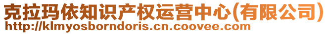 克拉瑪依知識(shí)產(chǎn)權(quán)運(yùn)營(yíng)中心(有限公司)