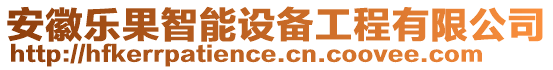 安徽樂果智能設(shè)備工程有限公司