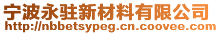 寧波永駐新材料有限公司