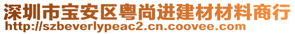 深圳市寶安區(qū)粵尚進(jìn)建材材料商行