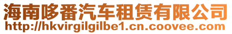 海南哆番汽車租賃有限公司