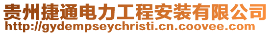 貴州捷通電力工程安裝有限公司