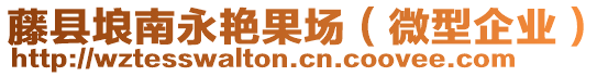 藤縣埌南永艷果場(chǎng)（微型企業(yè)）