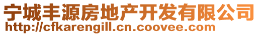 寧城豐源房地產(chǎn)開發(fā)有限公司