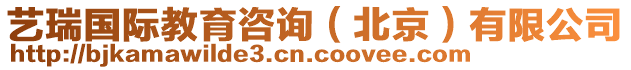 藝瑞國際教育咨詢（北京）有限公司