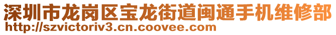 深圳市龍崗區(qū)寶龍街道閩通手機(jī)維修部