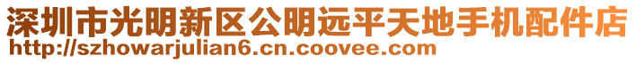 深圳市光明新區(qū)公明遠平天地手機配件店