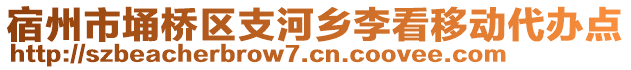 宿州市埇橋區(qū)支河鄉(xiāng)李看移動代辦點