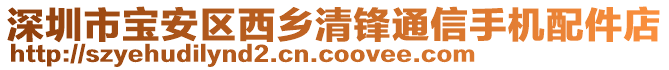 深圳市寶安區(qū)西鄉(xiāng)清鋒通信手機(jī)配件店