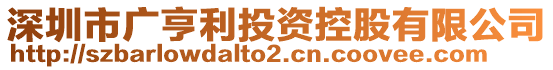 深圳市廣亨利投資控股有限公司