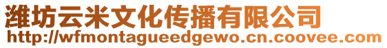 濰坊云米文化傳播有限公司