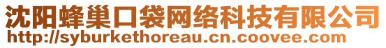 沈陽(yáng)蜂巢口袋網(wǎng)絡(luò)科技有限公司