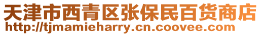 天津市西青區張保民百貨商店