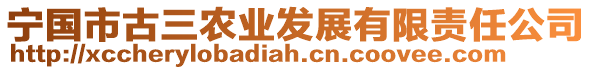 寧國(guó)市古三農(nóng)業(yè)發(fā)展有限責(zé)任公司