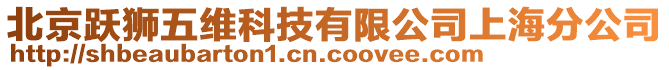 北京躍獅五維科技有限公司上海分公司