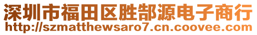 深圳市福田區(qū)勝郜源電子商行