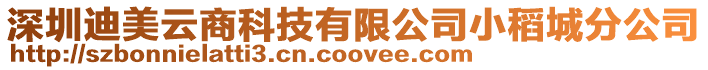深圳迪美云商科技有限公司小稻城分公司