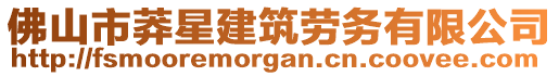 佛山市莽星建筑勞務(wù)有限公司