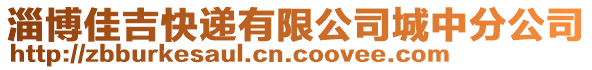 淄博佳吉快递有限公司城中分公司