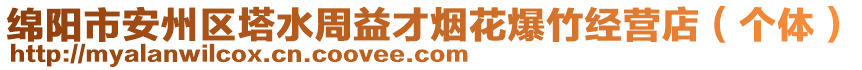 綿陽(yáng)市安州區(qū)塔水周益才煙花爆竹經(jīng)營(yíng)店（個(gè)體）