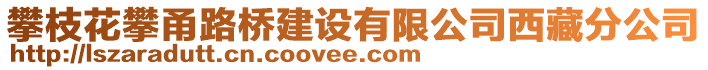 攀枝花攀甬路橋建設(shè)有限公司西藏分公司