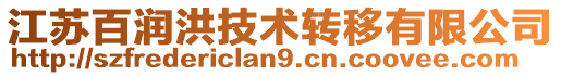 江蘇百潤洪技術轉移有限公司