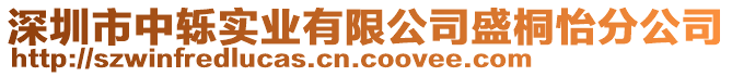 深圳市中轢實業(yè)有限公司盛桐怡分公司