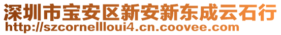 深圳市寶安區(qū)新安新東成云石行