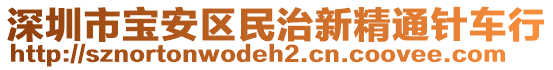 深圳市寶安區民治新精通針車行