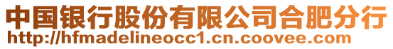 中國銀行股份有限公司合肥分行