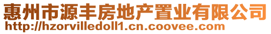 惠州市源豐房地產(chǎn)置業(yè)有限公司