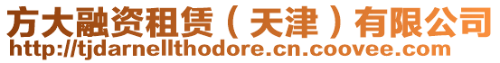 方大融資租賃（天津）有限公司