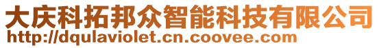 大慶科拓邦眾智能科技有限公司