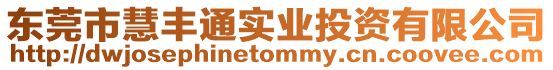 東莞市慧豐通實業(yè)投資有限公司