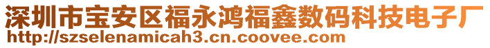 深圳市寶安區福永鴻福鑫數碼科技電子廠