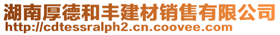 湖南厚德和豐建材銷售有限公司
