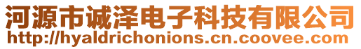河源市誠(chéng)澤電子科技有限公司