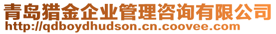 青島獵金企業管理咨詢有限公司