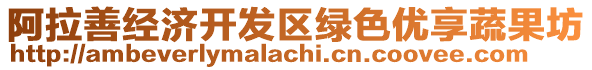 阿拉善經(jīng)濟開發(fā)區(qū)綠色優(yōu)享蔬果坊