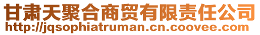 甘肅天聚合商貿有限責任公司