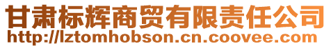 甘肅標(biāo)輝商貿(mào)有限責(zé)任公司