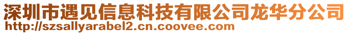 深圳市遇見信息科技有限公司龍華分公司