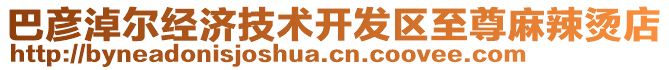 巴彥淖爾經(jīng)濟(jì)技術(shù)開發(fā)區(qū)至尊麻辣燙店