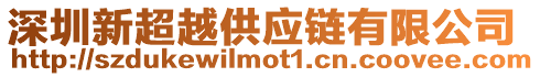 深圳新超越供應鏈有限公司