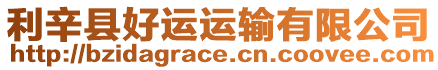 利辛縣好運運輸有限公司